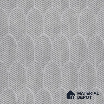 Patterned Look Floor & Wall Tile TL 09904 Argent Grey Leaf 2 ft x 2 ft Rustic Carving Matte Finish Vitrified Tile - 9 mm |  Suitable For Living Room, Bedroom, Bathroom, Kitchen & Dining | Please Expect a Slight Variation of Pattern