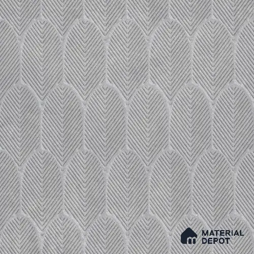 Patterned Look Floor & Wall Tile TL 09904 Argent Grey Leaf 2 ft x 2 ft Rustic Carving Matte Finish Vitrified Tile - 9 mm | Suitable For Living Room, Bedroom, Bathroom, Kitchen & Dining | Please Expect a Slight Variation of Pattern