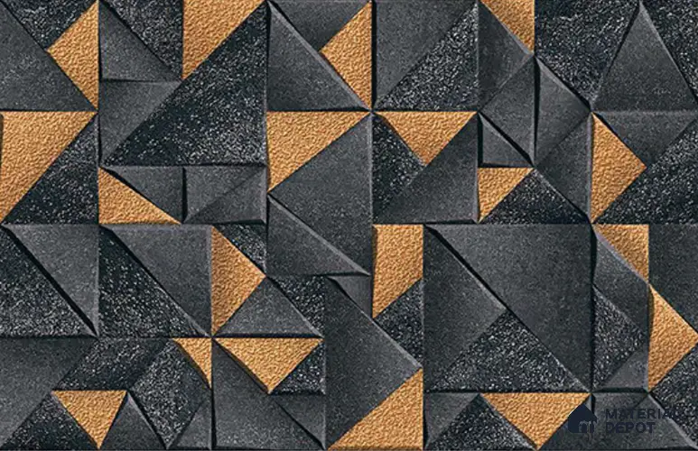 Elevation  Wall Tile TL 10166 B Linklock - 20 22 x 12 inch Ceramic Matte Finish - 9 mm |  Suitable For Feature Wall, Boundary Wall, Balcony, Outdoor