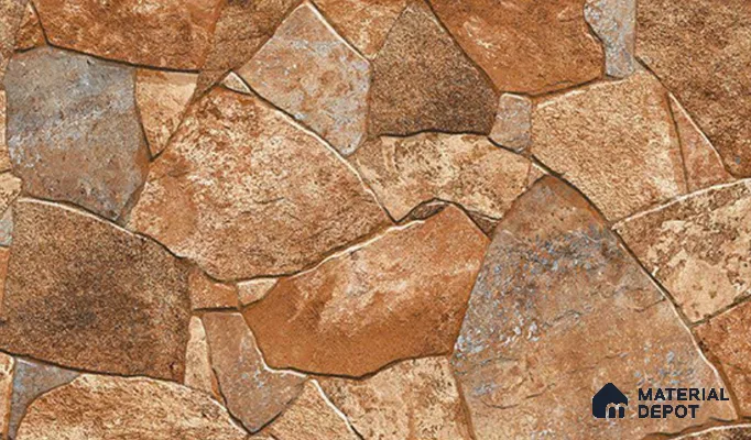 Elevation  Wall Tile TL 10169 B Linklock - 09 22 x 12 inch Ceramic Matte Finish - 9 mm |  Suitable For Feature Wall, Boundary Wall, Balcony, Outdoor (Sample)