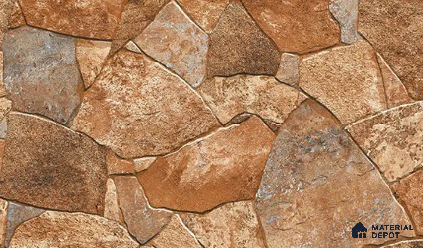 Elevation Wall Tile TL 10169 B Linklock - 09 22 x 12 inch Ceramic Matte Finish - 9 mm | Suitable For Feature Wall, Boundary Wall, Balcony, Outdoor