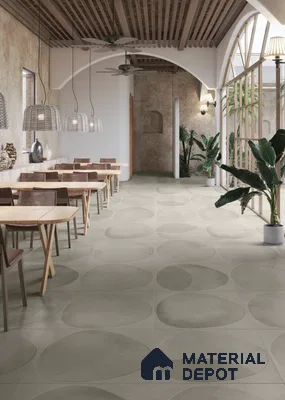 Stone Look TL 10367 Anti Skid Tile Floor Tile 2 ft x 2 ft Vitrified Matte Finish - 12 mm