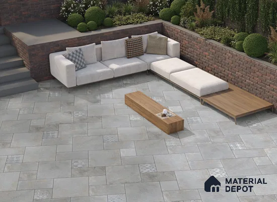 Stone Look TL 10370 B Anti Skid Tile Floor Tile 2 ft x 1 ft Vitrified Matte Finish - 12 mm