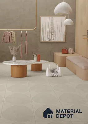 Stone Look TL 10368 Anti Skid Tile Floor Tile 2 ft x 2 ft Vitrified Matte Finish - 12 mm