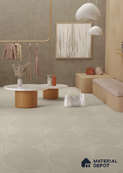 Stone Look TL 10368 Anti Skid Tile Floor Tile 2 ft x 2 ft Vitrified Matte Finish - 12 mm