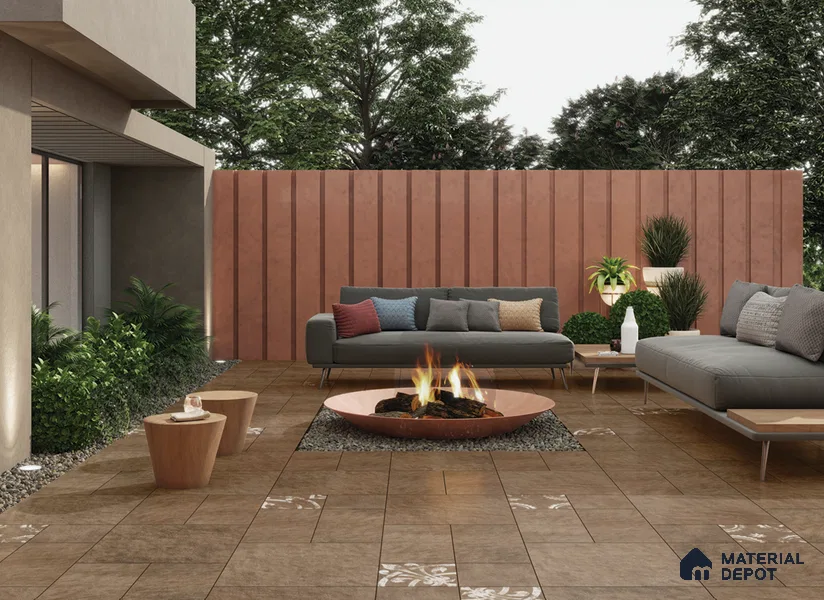 Stone Look TL 10371 B Anti Skid Tile Floor Tile 2 ft x 1 ft Vitrified Matte Finish - 12 mm