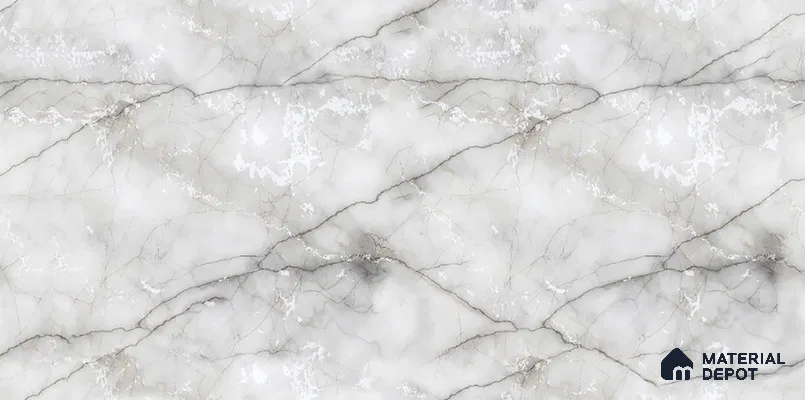 Marble Tile TL 09859 C French Grey 4 ft x 2 ft  Vitrified Glossy Finish - 9 mm