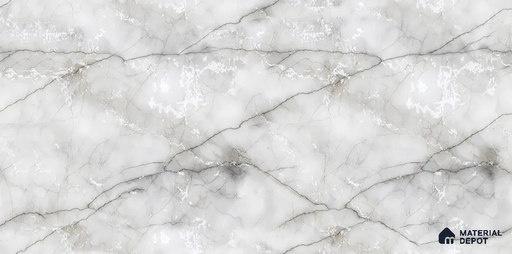 Marble Tile TL 09859 C French Grey 4 ft x 2 ft Vitrified Glossy Finish - 9 mm