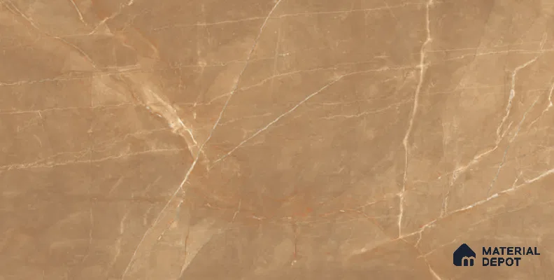 Marble Tile TL 09837 B Armani Brown 4 ft x 2 ft  Vitrified Glossy Finish - 9 mm