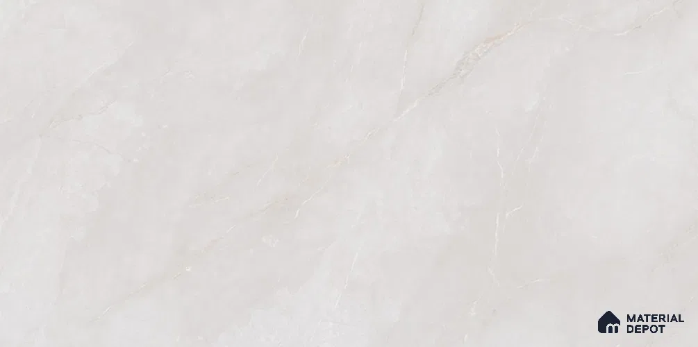 Marble Tile TL 09864 Perth Bianco 4 ft x 2 ft Vitrified Glossy Finish - 9 mm