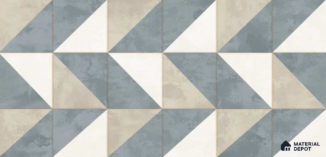 Patterned Tile TL 09841 E Camila Hl-1 4 ft x 2 ft  Vitrified Matte Finish - 9 mm