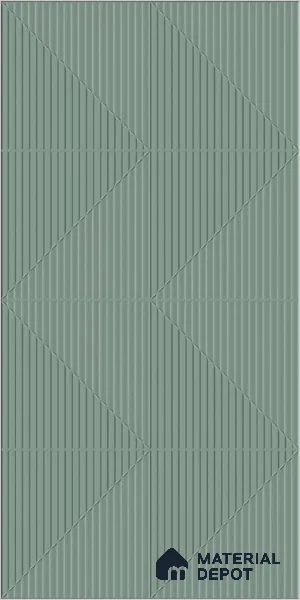 Punch Wall TL 12534 Mint Decor 4 ft x 2 ft Punch Finish Vitrified Tile - 8.5 mm | Suitable for Living Room, Bathroom, Dining & Highlighter Wall