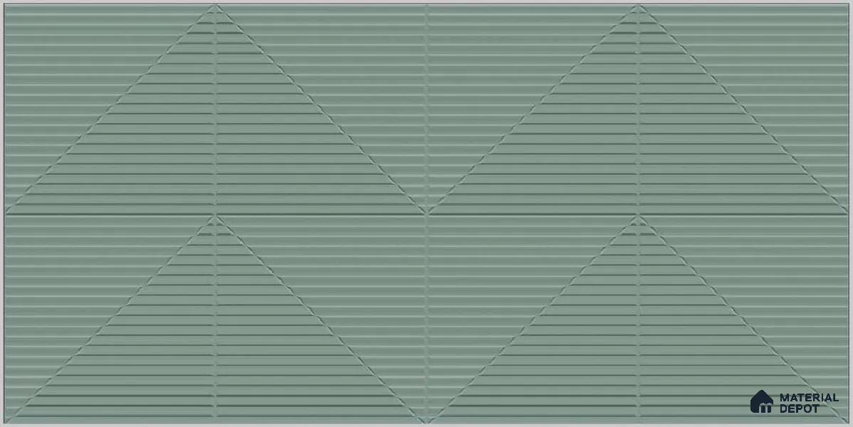 Punch Wall TL 12534 Mint Decor 4 ft x 2 ft Punch Finish Vitrified Tile - 8.5 mm | Suitable for Living Room, Bathroom, Dining & Highlighter Wall