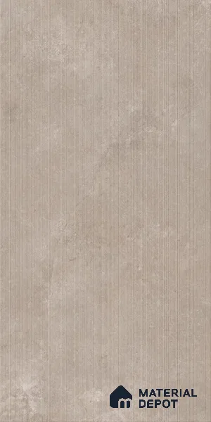 Punch Wall Tile TL 12489 K Palmiro Mud 4 ft x 2 ft Petals Protex Glr Punch Finish Vitified - 9 mm | 6 Random Design | Suitable for Living Room, Bedroom, Dining & Kitchen Wall