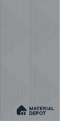 Punch Wall TL 12532 Grey Decor 4 ft x 2 ft Punch Finish Vitrified Tile - 8.5 mm | Suitable for Living Room, Bathroom, Dining & Highlighter Wall