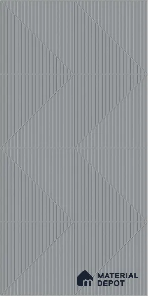 Punch Wall TL 12532 Grey Decor 4 ft x 2 ft Punch Finish Vitrified Tile - 8.5 mm | Suitable for Living Room, Bathroom, Dining & Highlighter Wall
