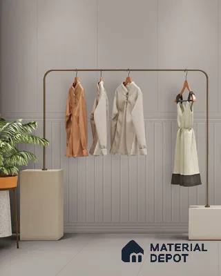 Punch Wall TL 12548 D Windsor Dust  4 ft x 2 ft  Full Body Matte Finish Vitrified Tile - 9 mm | Suitable for Living Room, Bathroom, Dining & Highlighter Wall