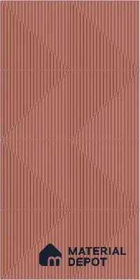 Punch Wall TL 12531 Brick Decor 4 ft x 2 ft Punch Finish Vitrified Tile - 8.5 mm | Suitable for Living Room, Bathroom, Dining & Highlighter Wall