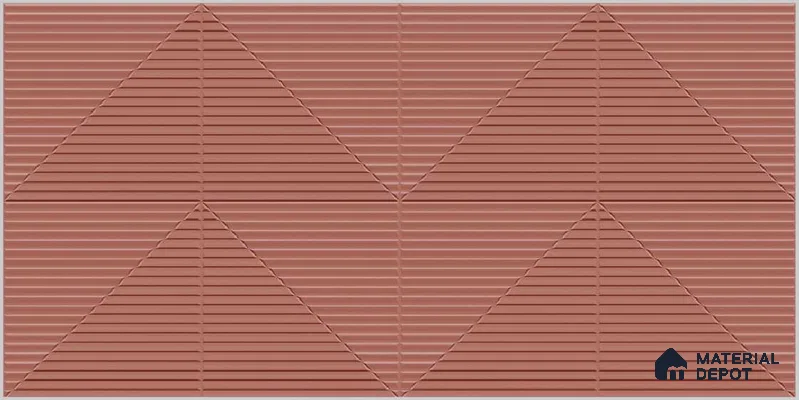 Punch Wall TL 12531 Brick Decor 4 ft x 2 ft Punch Finish Vitrified Tile - 8.5 mm | Suitable for Living Room, Bathroom, Dining & Highlighter Wall