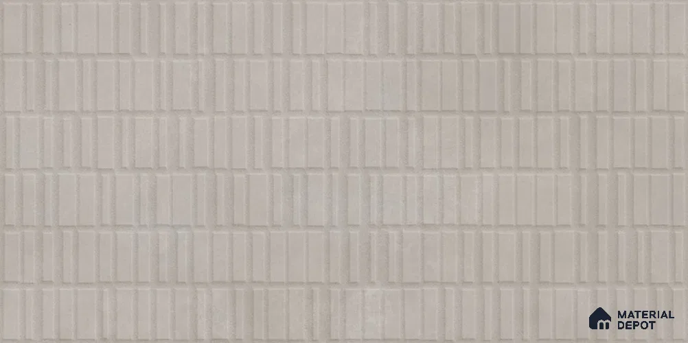 Punch Wall Tile TL 12490 E Santino Dove 4 ft x 2 ft Petals Protex Glr Punch Finish Vitified - 9 mm | 4 Random Design | Suitable for Living Room, Bedroom, Dining & Kitchen Wall