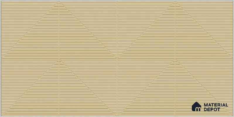 Punch Wall TL 12533 Jaisalmer Decor 4 ft x 2 ft Punch Finish Vitrified Tile - 8.5 mm | Suitable for Living Room, Bathroom, Dining & Highlighter Wall