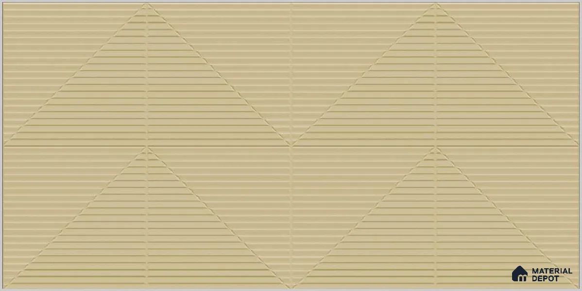 Punch Wall TL 12533 Jaisalmer Decor 4 ft x 2 ft Punch Finish Vitrified Tile - 8.5 mm | Suitable for Living Room, Bathroom, Dining & Highlighter Wall