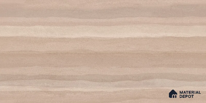 Wood Floor & Wall TL 12546 B Rammed Earth Almond 4 ft x 2 ft Digi Matte Finish Vitrified Tile - 9 mm | Endless Design | Suitable for Living Room, Bathroom, Dining & Highlighter Wall