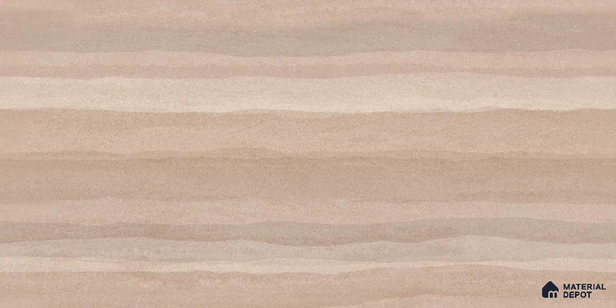 Wood Floor & Wall TL 12546 B Rammed Earth Almond 4 ft x 2 ft Digi Matte Finish Vitrified Tile - 9 mm | Endless Design | Suitable for Living Room, Bathroom, Dining & Highlighter Wall