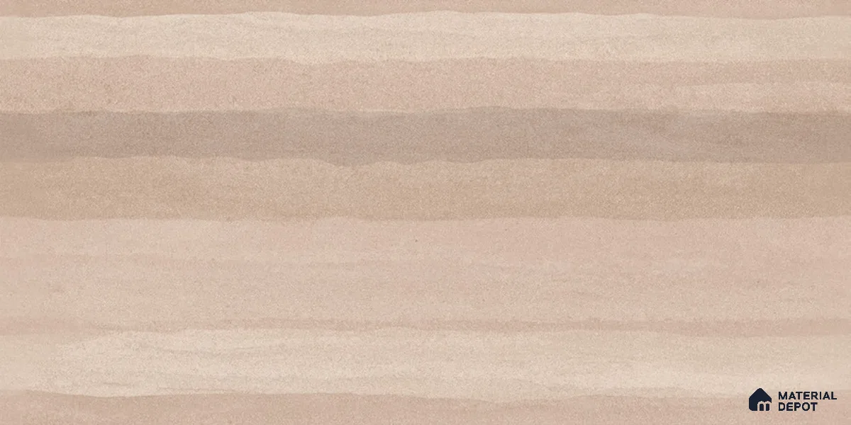 Wood Floor & Wall TL 12546 B Rammed Earth Almond 4 ft x 2 ft Digi Matte Finish Vitrified Tile - 9 mm | Endless Design | Suitable for Living Room, Bathroom, Dining & Highlighter Wall