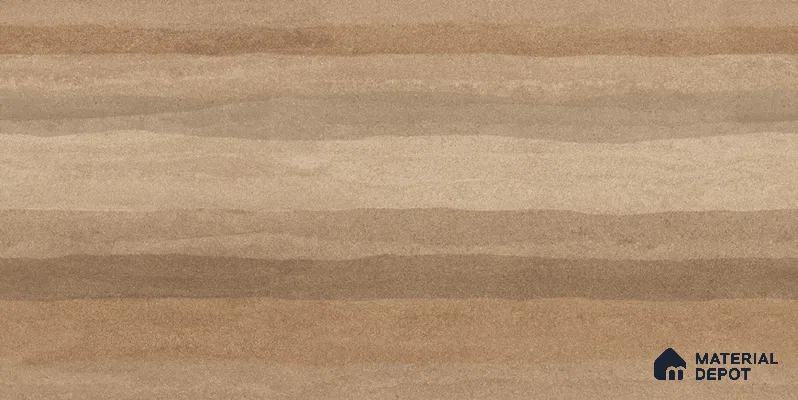 Wood Floor & Wall TL 12546 C Rammed Earth Brown 4 ft x 2 ft Digi Matte Finish Vitrified Tile - 9 mm | Endless Design | Suitable for Living Room, Bathroom, Dining & Highlighter Wall