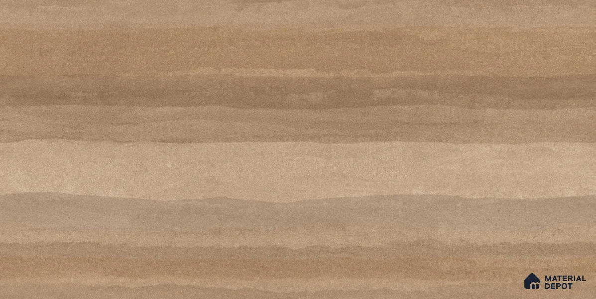 Wood Floor & Wall TL 12546 C Rammed Earth Brown 4 ft x 2 ft Digi Matte Finish Vitrified Tile - 9 mm | Endless Design | Suitable for Living Room, Bathroom, Dining & Highlighter Wall