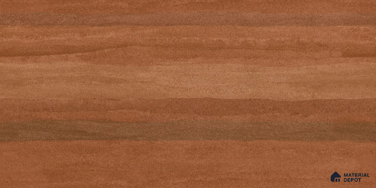 Wood Floor & Wall TL 12546 Rammed Earth Terracotta 4 ft x 2 ft Digi Matte Finish Vitrified Tile - 9 mm | Endless Design | Suitable for Living Room, Bathroom, Dining & Highlighter Wall