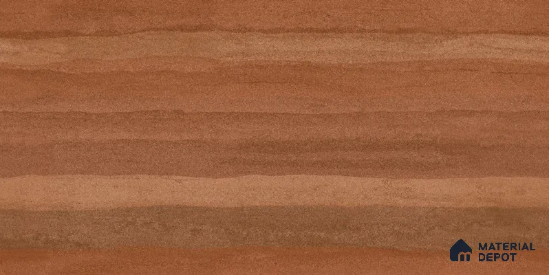 Wood Floor & Wall TL 12546 Rammed Earth Terracotta 4 ft x 2 ft Digi Matte Finish Vitrified Tile - 9 mm | Endless Design | Suitable for Living Room, Bathroom, Dining & Highlighter Wall