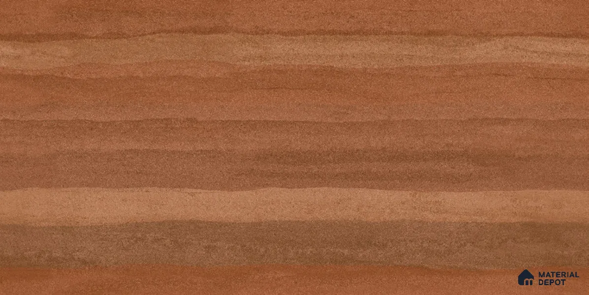 Wood Floor & Wall TL 12546 Rammed Earth Terracotta 4 ft x 2 ft Digi Matte Finish Vitrified Tile - 9 mm | Endless Design | Suitable for Living Room, Bathroom, Dining & Highlighter Wall