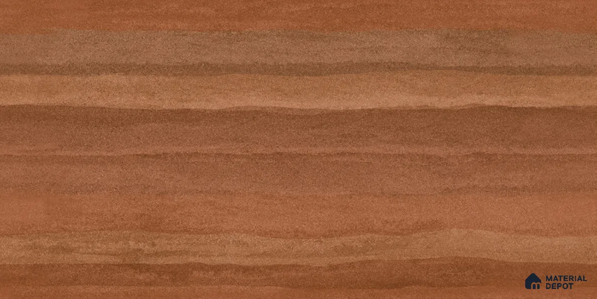 Wood Floor & Wall TL 12546 Rammed Earth Terracotta 4 ft x 2 ft Digi Matte Finish Vitrified Tile - 9 mm | Endless Design | Suitable for Living Room, Bathroom, Dining & Highlighter Wall