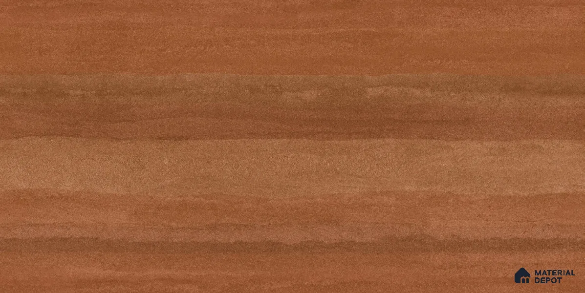 Wood Floor & Wall TL 12546 Rammed Earth Terracotta 4 ft x 2 ft Digi Matte Finish Vitrified Tile - 9 mm | Endless Design | Suitable for Living Room, Bathroom, Dining & Highlighter Wall