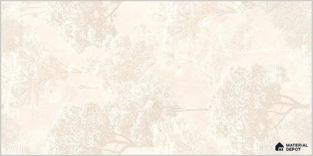 Tropical Wall TL 12522 B Arkey Decore 4 ft x 2 ft Shape + Matt Granula Finish Vitrified Tile - 8.5 mm | Suitable for Living Room, Bathroom, Dining & Highlighter Wall