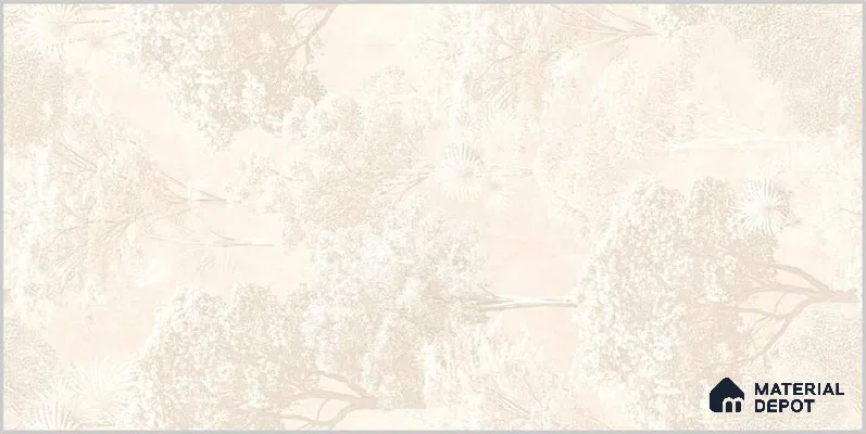 Tropical Wall TL 12522 B Arkey Decore 4 ft x 2 ft Shape + Matt Granula Finish Vitrified Tile - 8.5 mm | Suitable for Living Room, Bathroom, Dining & Highlighter Wall