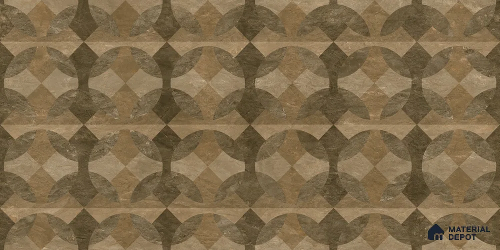 Highlighter Wall TL 12544 Arcogeo Wood 4 ft x 2 ft Digi Matte Finish Vitrified Tile - 9 mm | Suitable for Living Room, Bathroom, Dining & Highlighter Wall