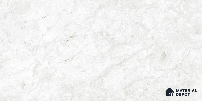 Cement Floor & Wall TL 12542 B Wonder White 4 ft x 2 ft Digi Matte Finish Vitrified Tile - 9 mm | 4 Random Design | Suitable for Living Room, Bathroom, Dining & Highlighter Wall