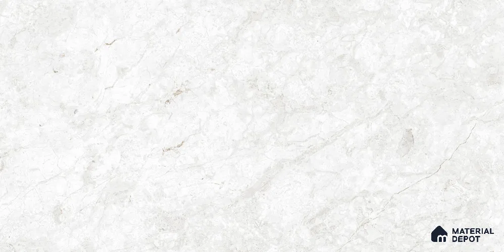 Cement Floor & Wall TL 12542 B Wonder White 4 ft x 2 ft Digi Matte Finish Vitrified Tile - 9 mm | 4 Random Design | Suitable for Living Room, Bathroom, Dining & Highlighter Wall