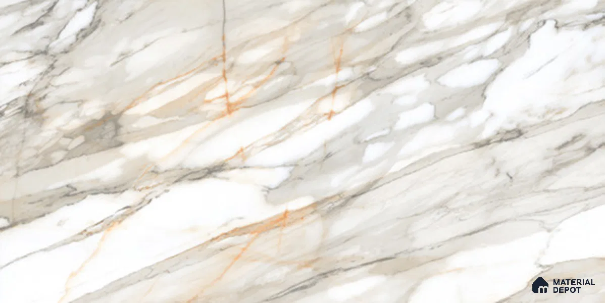 Marble Floor & Wall TL 12545 Artisan Base 4 ft x 2 ft Digi Matte Finish Vitrified Tile - 9 mm | 4 Random Design | Suitable for Living Room, Bathroom, Dining & Highlighter Wall