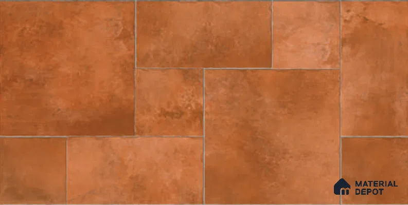 Stone Wall & Floor Tile TL 10340 Cotto De Dorato 4 ft x 2 ft Vitrified Matte Finish Tile - 11 mm | Suitable For Living Room, Kitchen, Bathroom (Sample)
