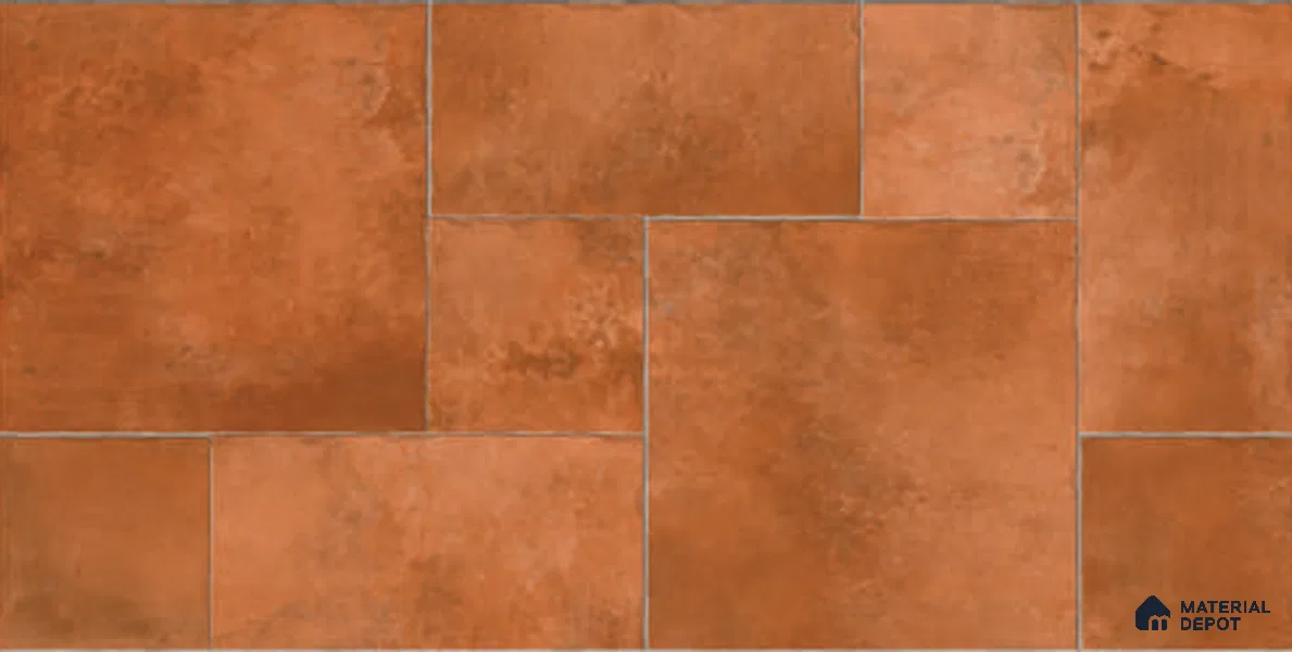Stone Wall & Floor Tile TL 10340 Cotto De Dorato 4 ft x 2 ft Vitrified Matte Finish Tile - 11 mm | Suitable For Living Room, Kitchen, Bathroom (Sample)