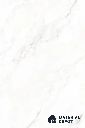 Marble Look Floor & Wall Tile TL 08090 B Calacatta Michael Endless 6 ft x 4 ft Vitrified Glossy Finish - 9 mm | Adhesive and Spacers Must be Used During Installation