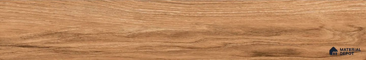 Wood Tile TL 09820 Ash Walnut 4 ft x 7.7 inch Vitrified Matte Finish - 9 mm | 2-3 mm Spacer is Mandatory
