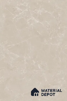Marble Look Wall & Floor Tile TL 08187 Desert Taupe Endless 6 ft x 4 ft Vitrified Glossy Finish - 9 mm | Adhesive and Spacers Must be Used During Installation