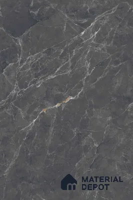 Marble Look Wall & Floor Tile TL 08186 Tokyo Nero Endless 6 ft x 4 ft Vitrified Glossy Finish - 9 mm | Adhesive and Spacers Must be Used During Installation