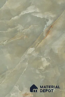 Marble Look Wall & Floor Tile TL 08179 C TM Jennifer Olive 6 ft x 4 ft Vitrified Glossy Finish - 9 mm | Adhesive and Spacers Must be Used During Installation