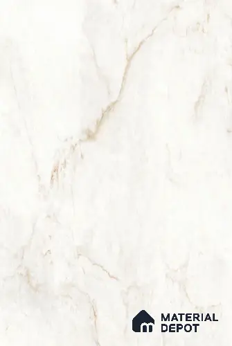 Marble Look Wall & Floor Tile TL 08181 Mascia Bianco 6 ft x 4 ft Vitrified Glossy Finish - 9 mm | Adhesive and Spacers Must be Used During Installation
